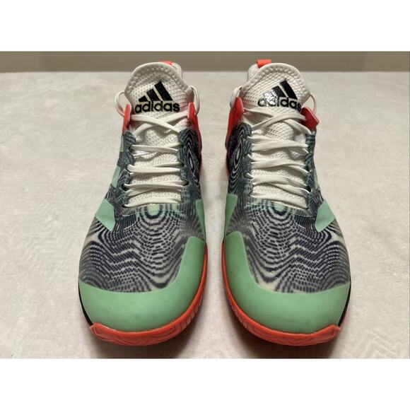 Adidas Adizero Men’s Shoes Size 10.5 Ubersonic 4 Optical Illusion Running Rare - Picture 2 of 8